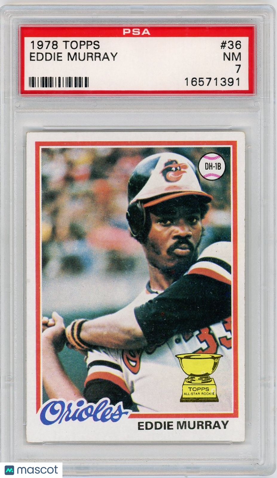 1978 Topps Eddie Murray #36 PSA 7