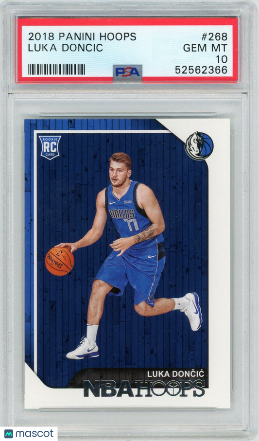 2018 Panini Hoops Luka Doncic #268 PSA 10