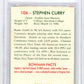 2009 Bowman 48 Stephen Curry #106 BGS 10 Rookie
