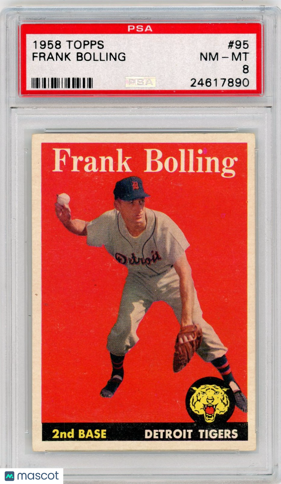 1958 Topps Frank Bolling #95 PSA 8