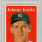 1958 Topps Johnny Kucks #87 PSA 8