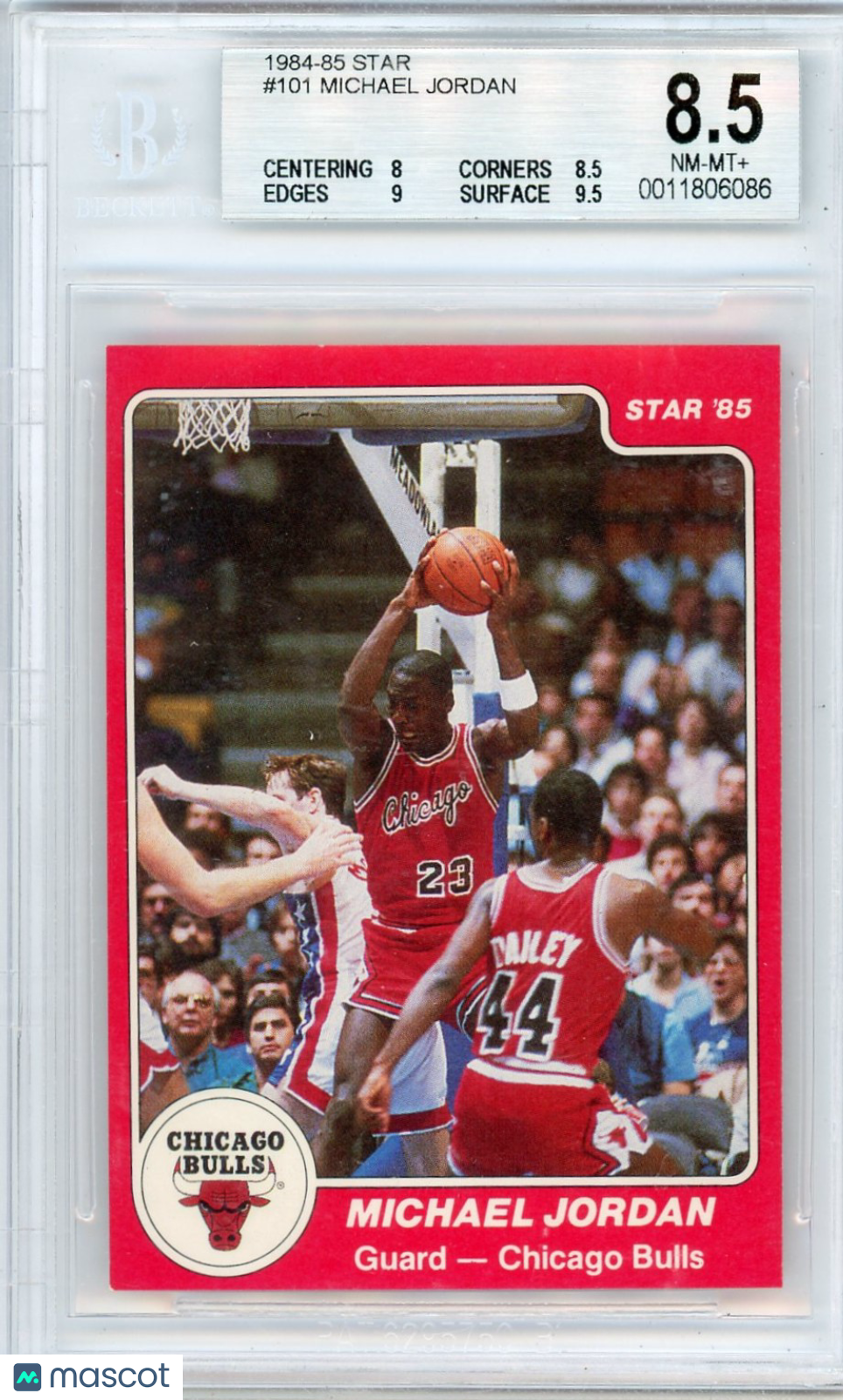 1984 Star Michael Jordan XRC #101 BGS 8.5