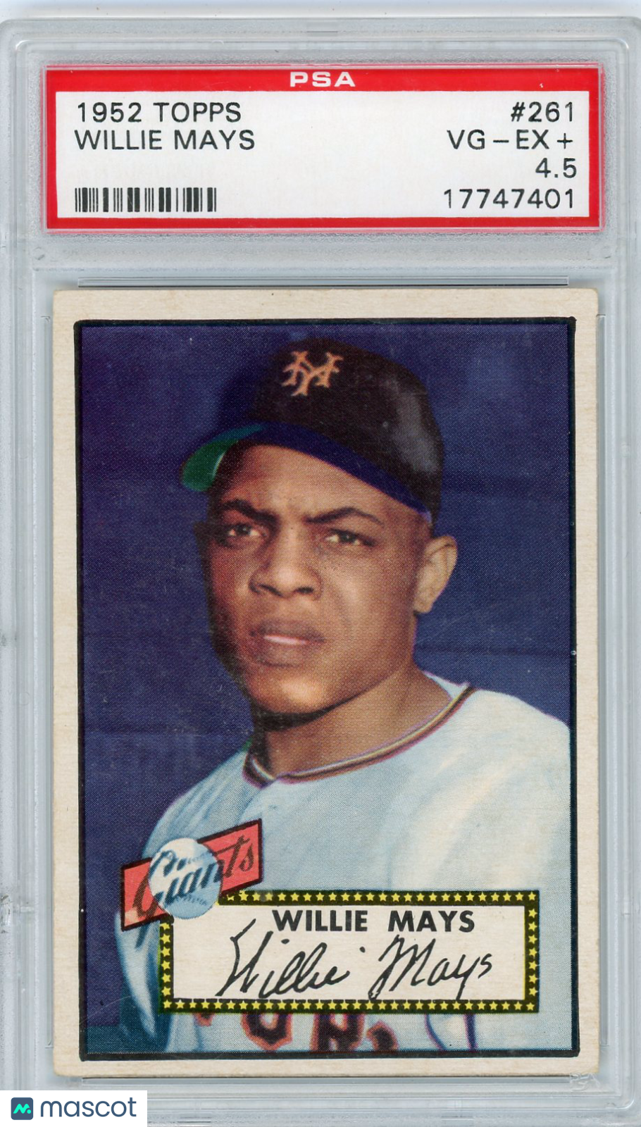 1952 Topps Willie Mays #261 PSA 4.5