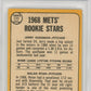 1968 Topps Mets Rookies #177 J. Koosman N. Ryan PSA 2.5
