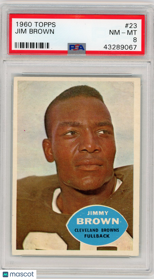 1960 Topps Jim Brown #23 PSA 8