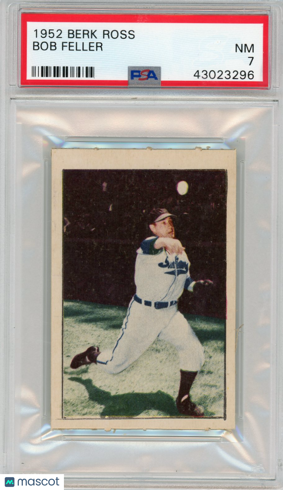 1952 Berk Ross Bob Feller PSA 7