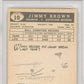 1959 Topps Jim Brown #10 PSA 7