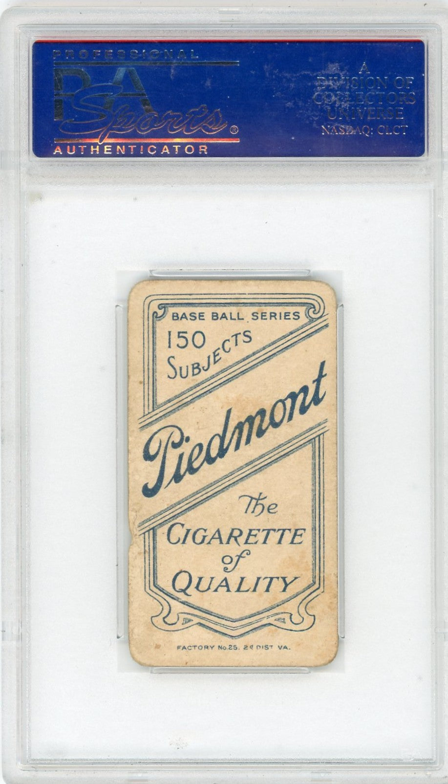 1909-11 T206 Willie Keeler Portrait PSA 2