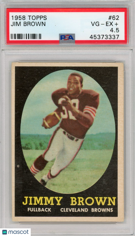 1958 Topps Jim Brown #62 PSA 4.5