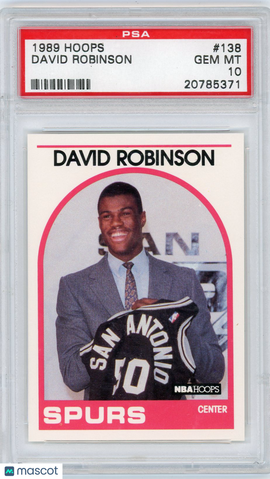 1989 Hoops David Robinson #138 PSA 10
