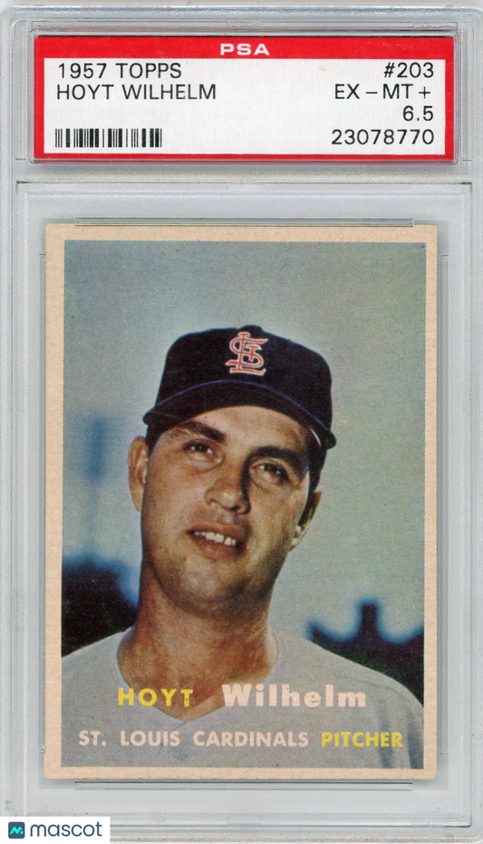 1957 Topps Hoyt Wilhelm #203 PSA 6.5