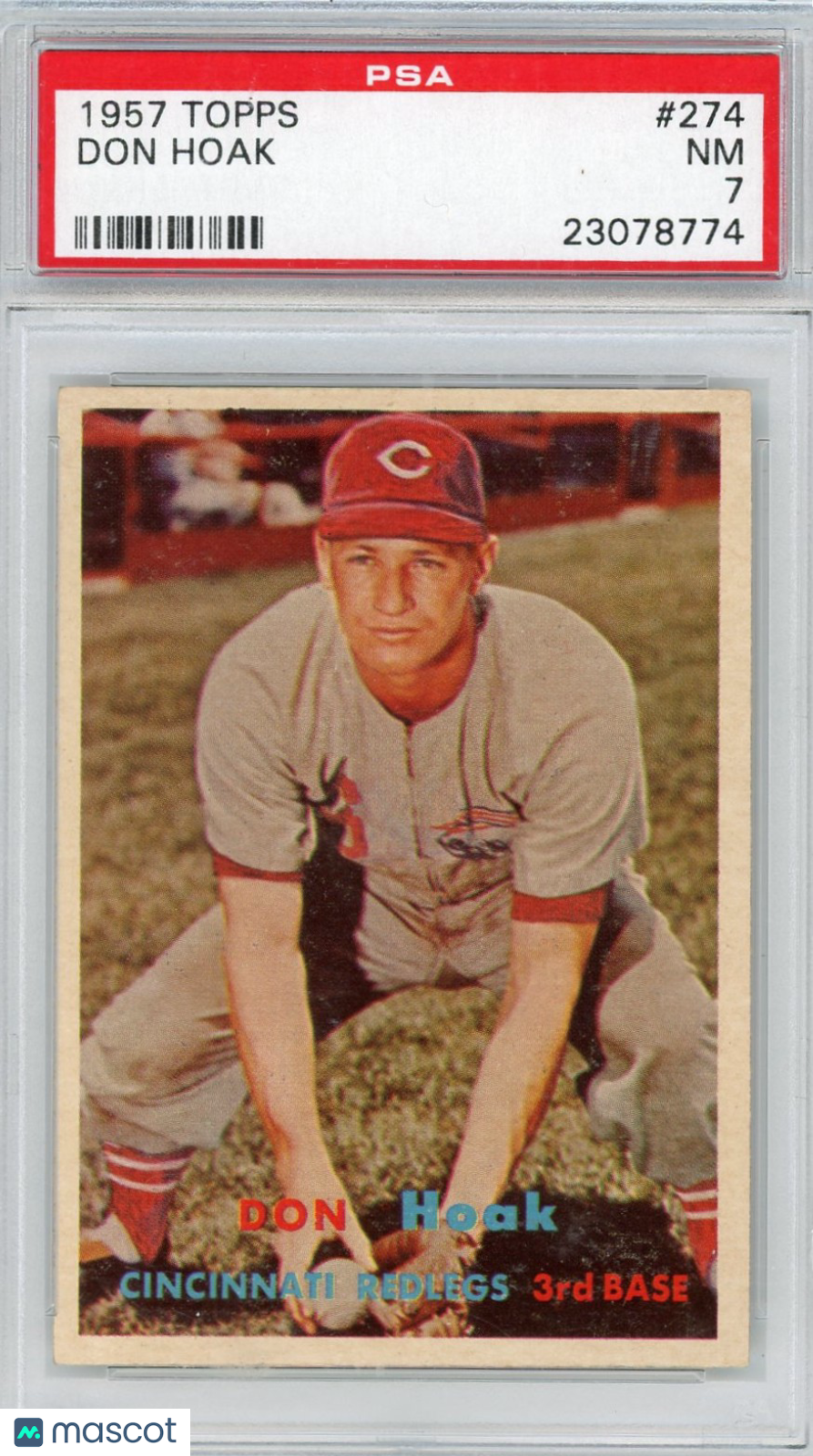 1957 Topps Don Hoak #274 PSA 7