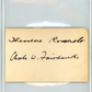 Theodore Roosevelt, Fairbanks, Morgan Cut BGS Authentic BAS Auto Authentic