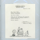 Charles M. Schulz Letter BGS Authentic BAS Auto Authentic
