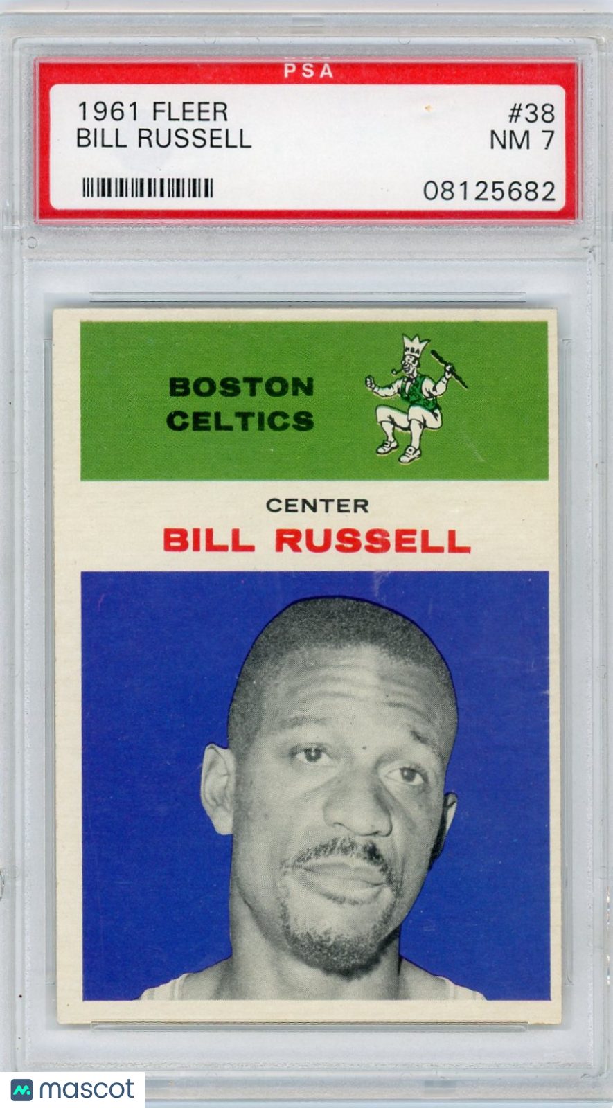 1961 Fleer Bill Russell #38 PSA 7