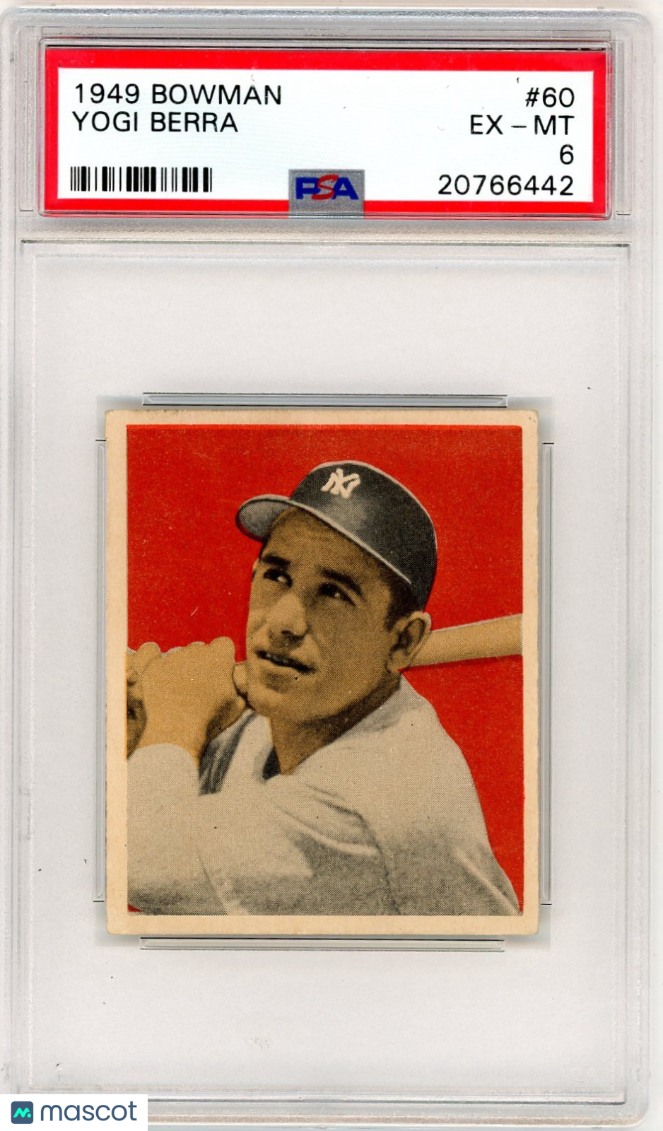 1949 Bowman Yogi Berra #60 PSA 6