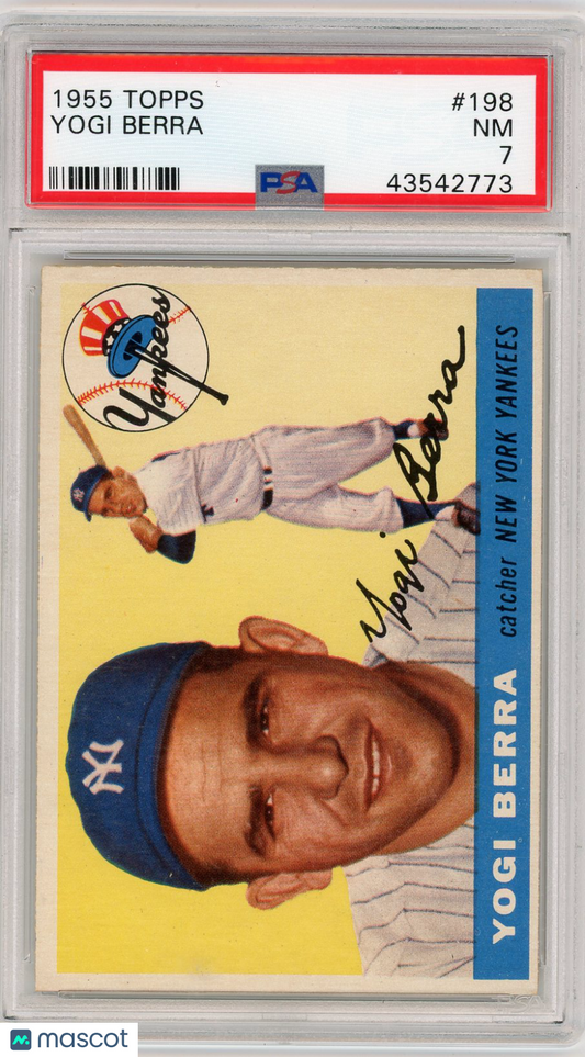 1955 Topps Yogi Berra #198 PSA 7