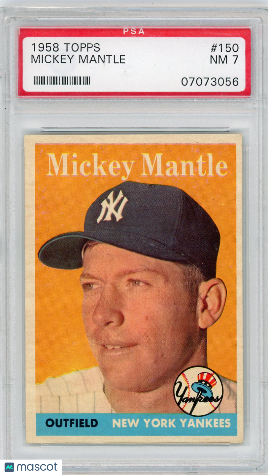 1958 Topps Mickey Mantle #150 PSA 7