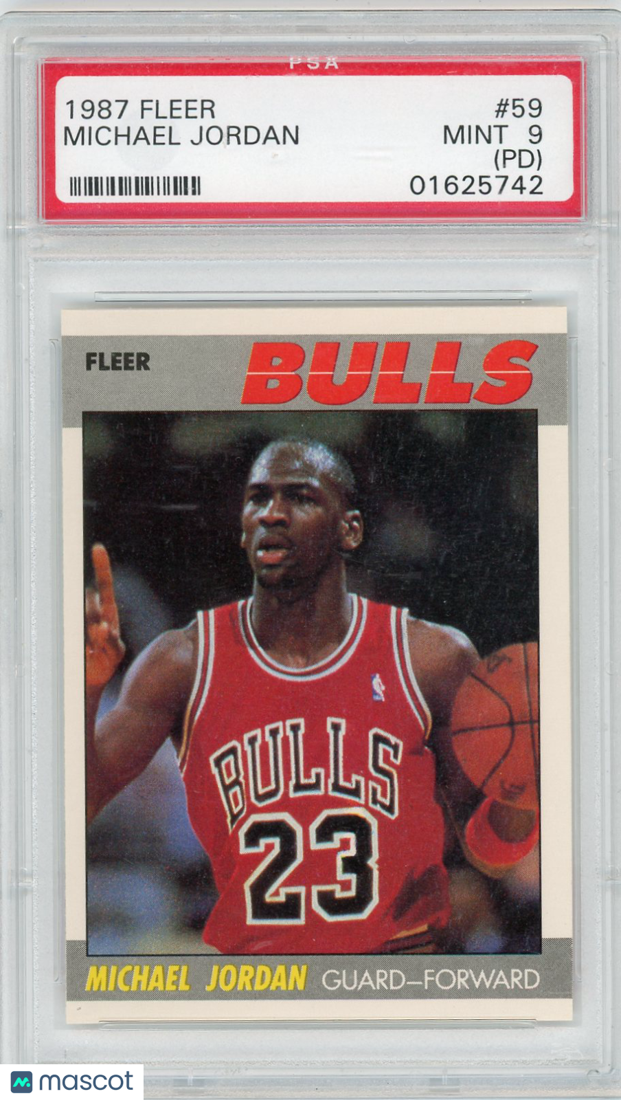 1987 Fleer Michael Jordan #59 PSA 9 PD