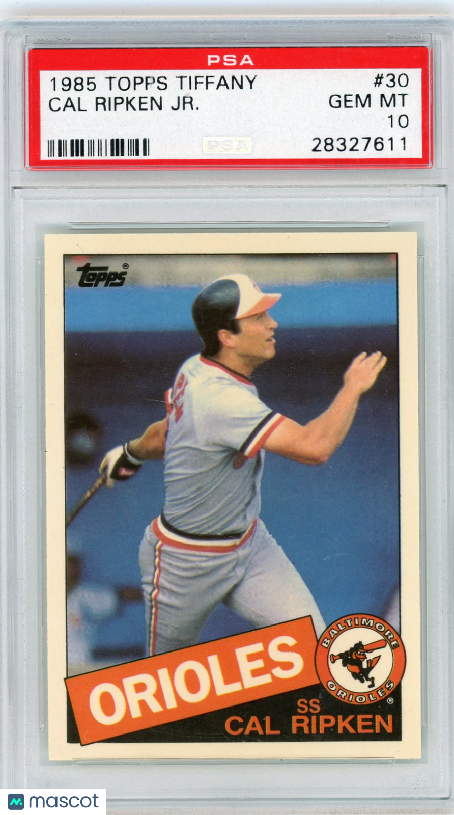 1985 Topps Tiffany Cal Ripken JR. #30 PSA 10
