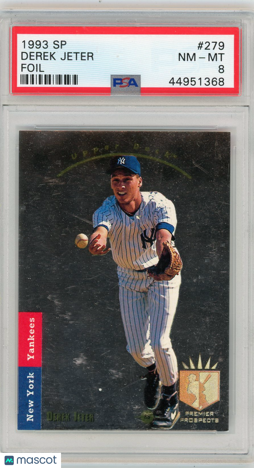 1993 SP Derek Jeter #279 Foil PSA 8