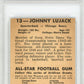 1948 Leaf Johnny Lujack #13 PSA 8 Oc