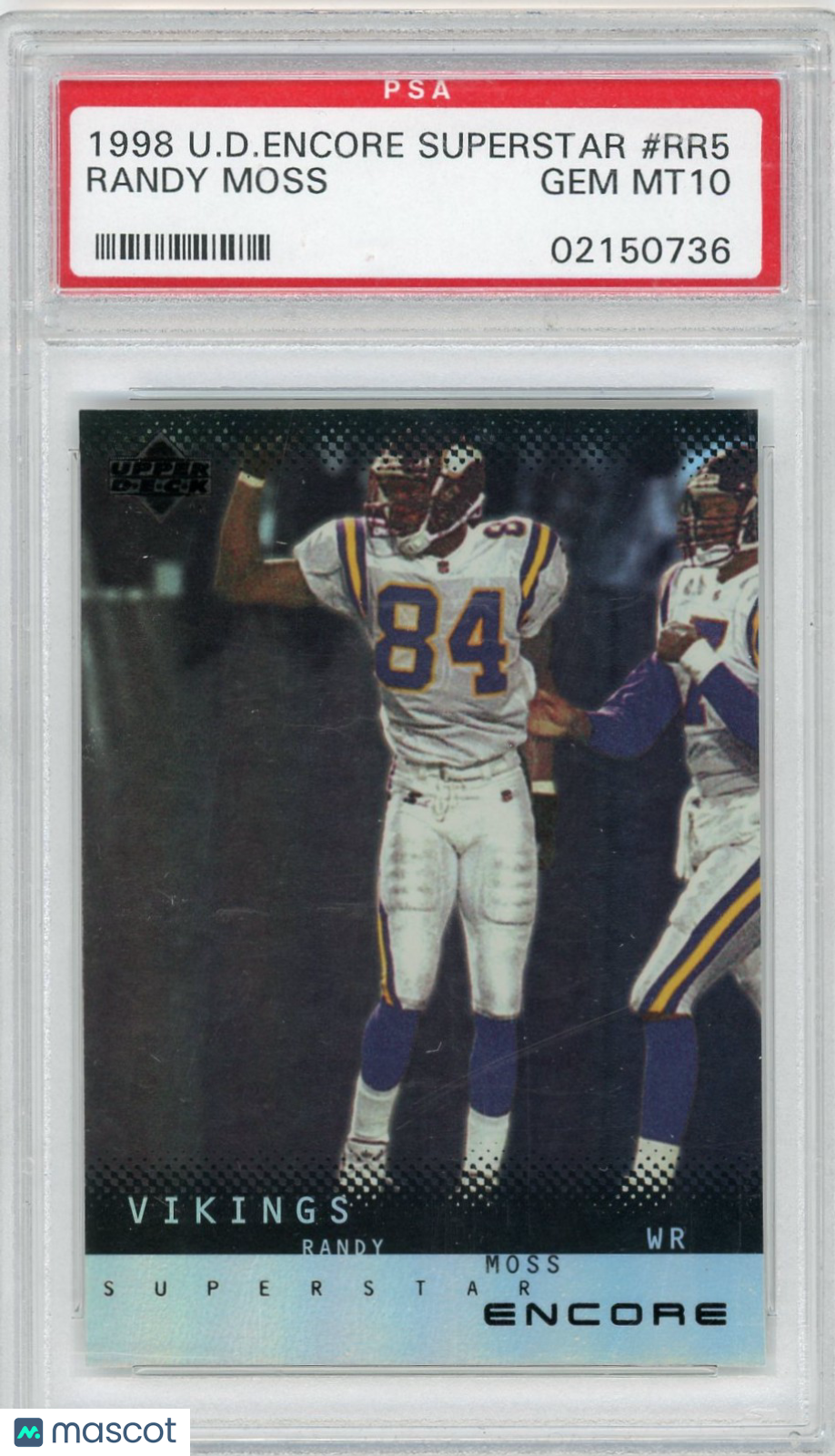 1998 Upper Deck Encore Superstar Encore Randy Moss #RR5 PSA 10