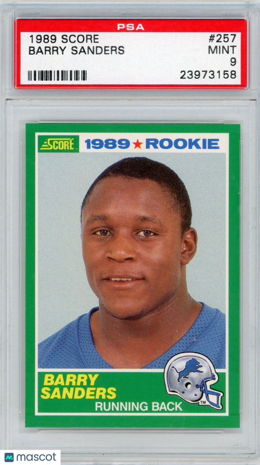 1989 Score Barry Sanders #257 PSA 9