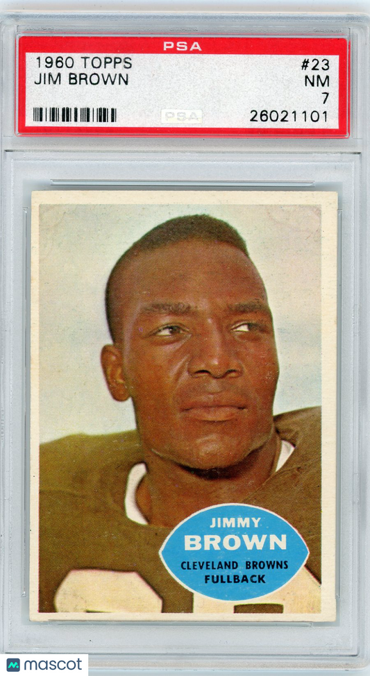 1960 Topps Jim Brown #23 PSA 7