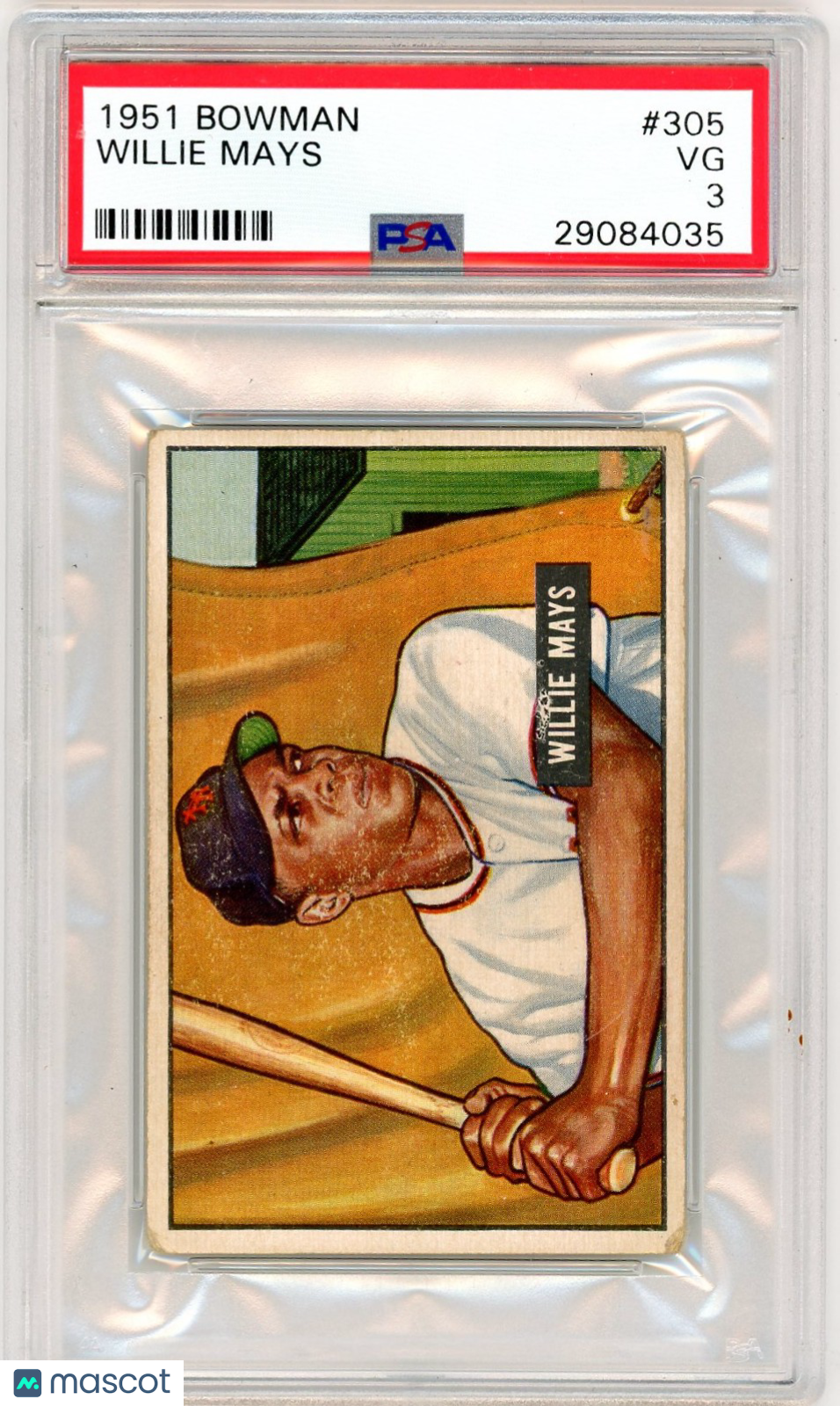 1951 Bowman Willie Mays #305 PSA 3