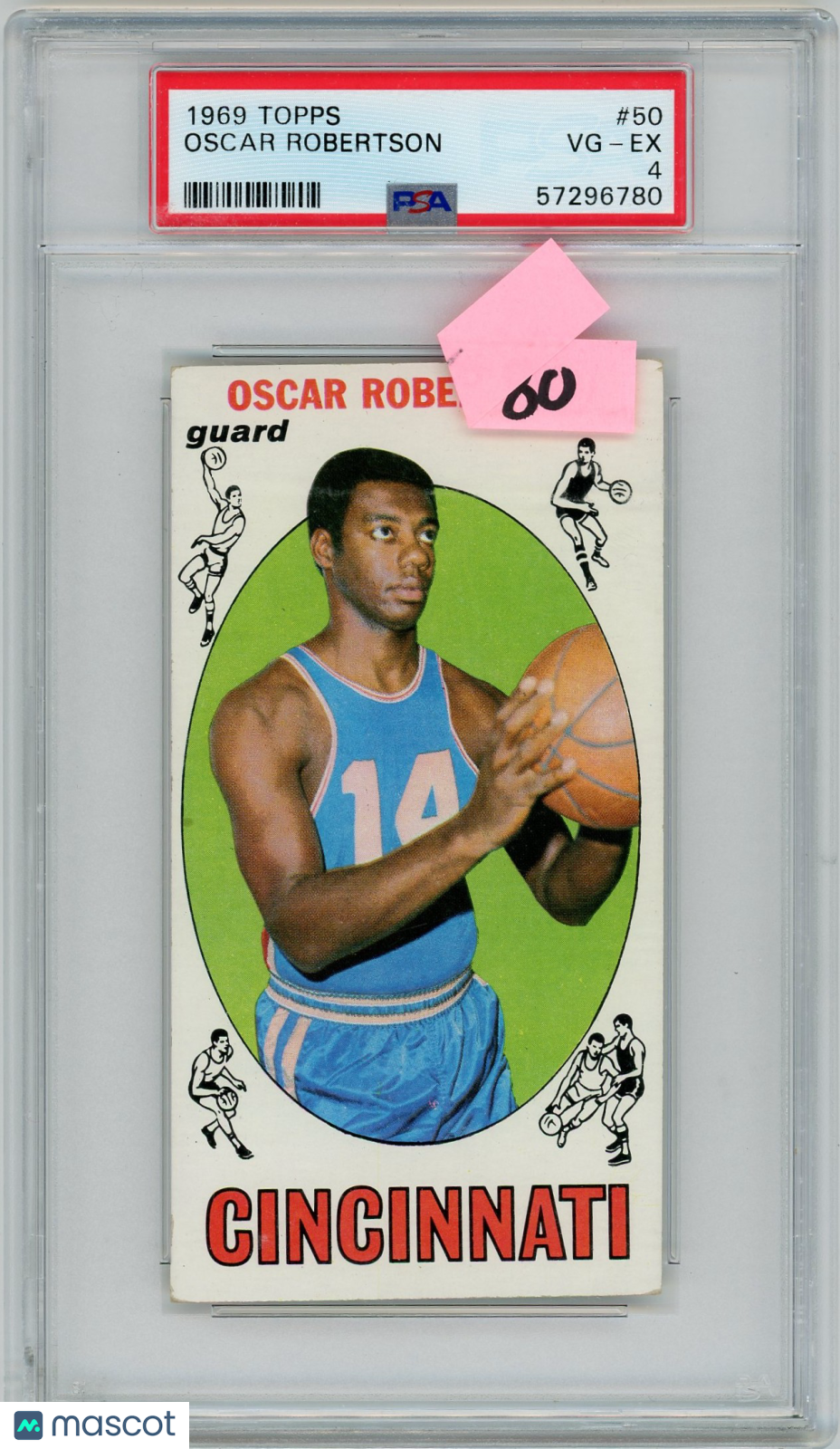 1969 Topps Oscar Robertson #50 PSA 4