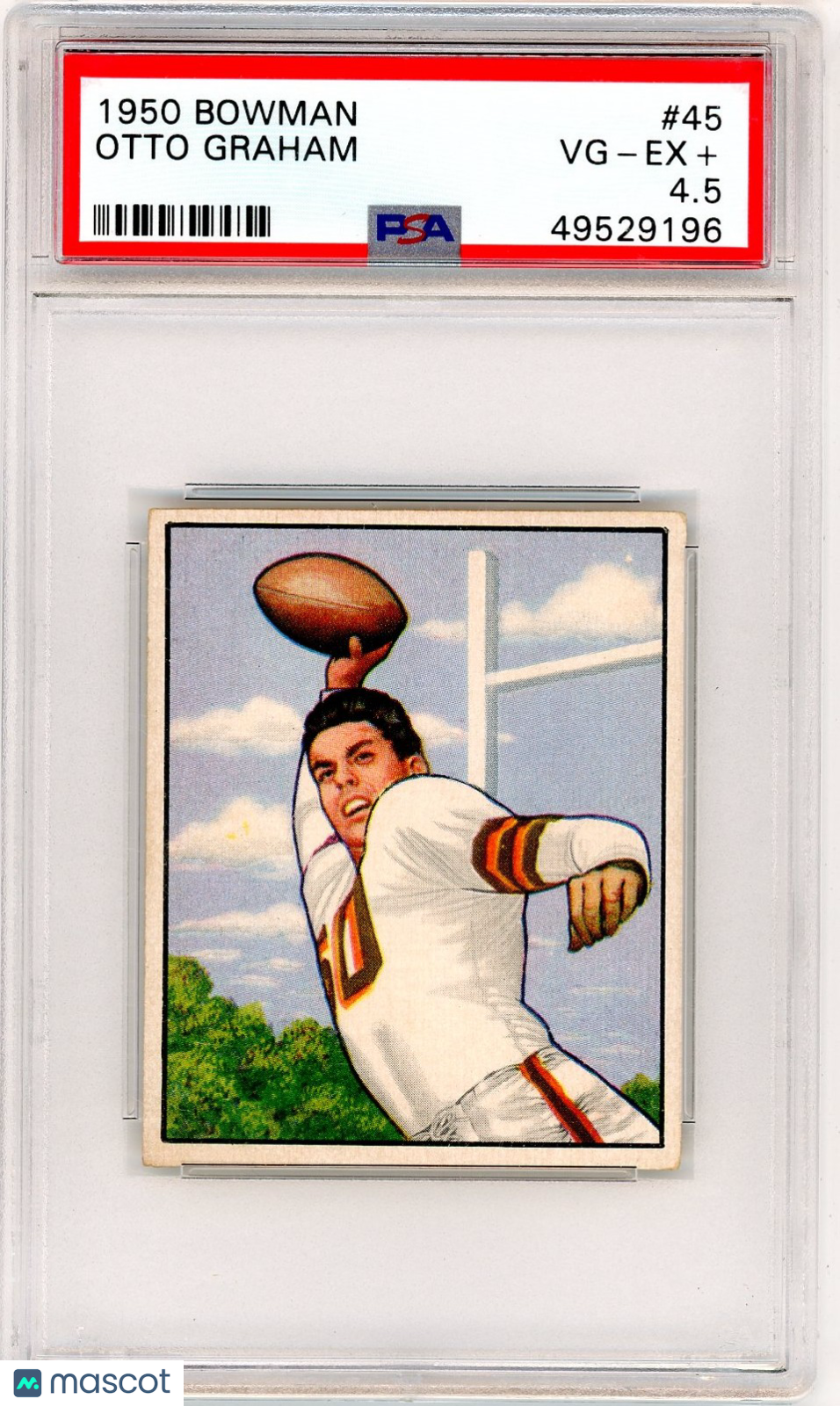 1950 Bowman Otto Graham #45 PSA 4.5