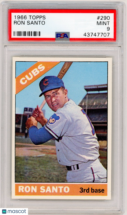 1966 Topps Ron Santo #290 PSA 9