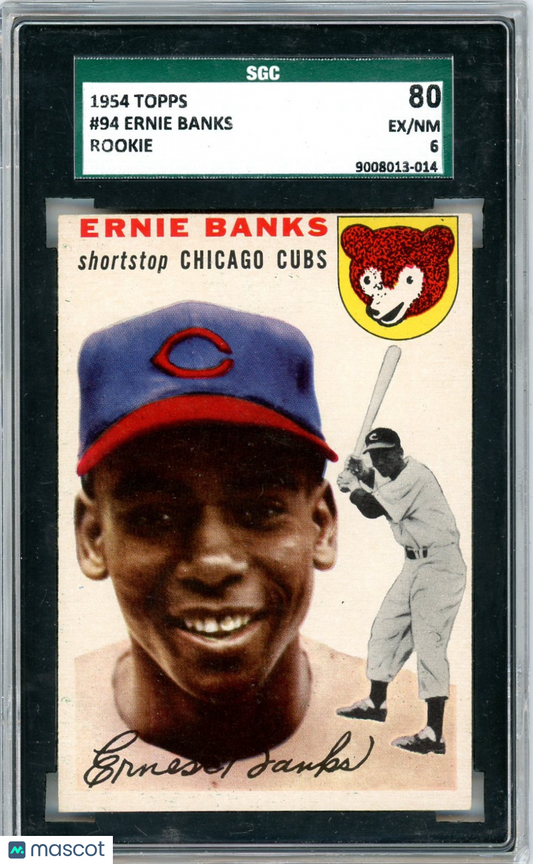 1954 Topps Ernie Banks #94 SGC 6