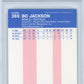 1987 Fleer Bo Jackson #369 PSA 10