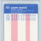 1987 Fleer Barry Bonds #604 PSA 10