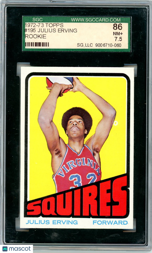 1972 Topps Julius Erving #195 SGC 7.5