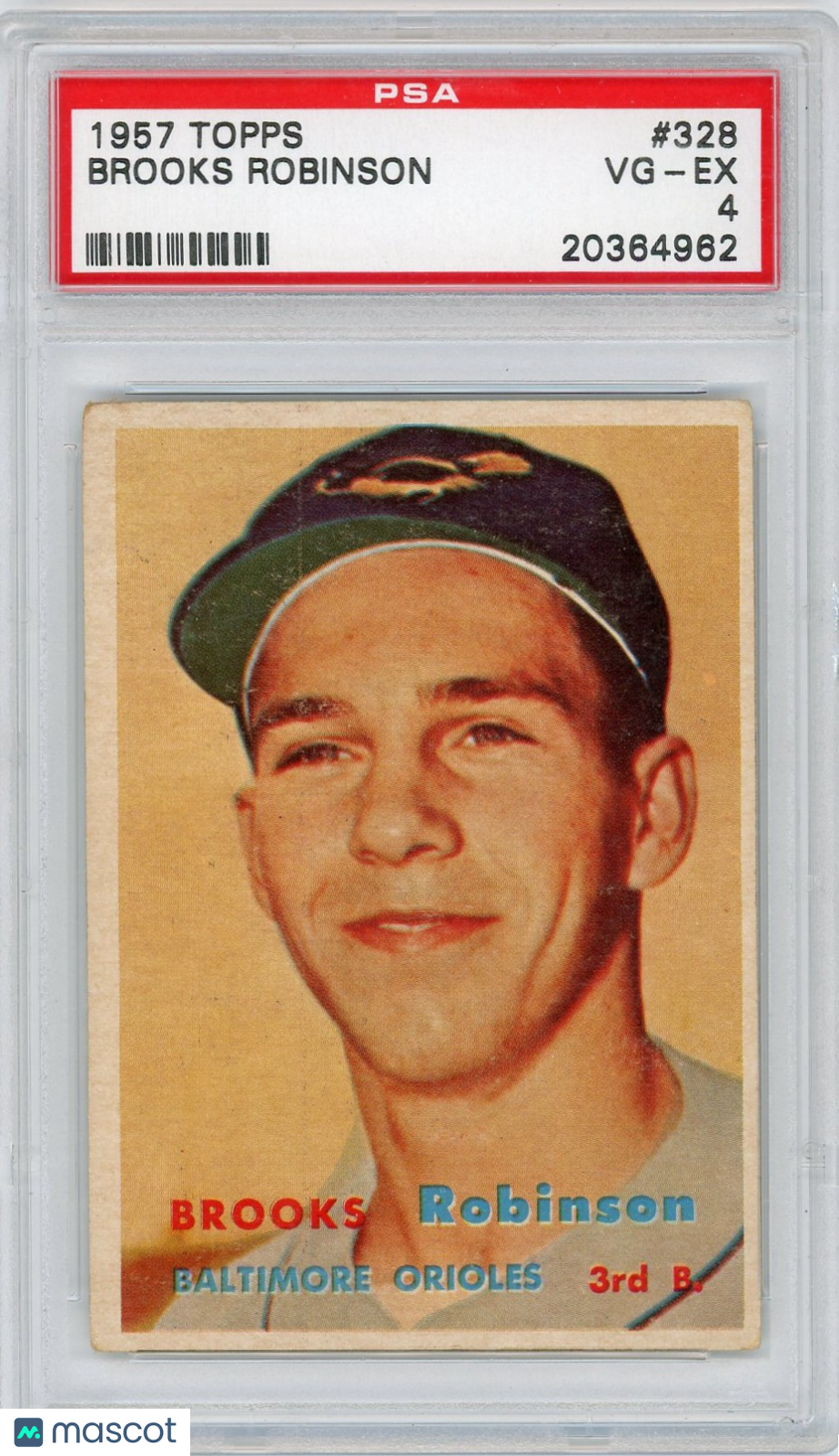 1957 Topps Brooks Robinson #328 PSA 4