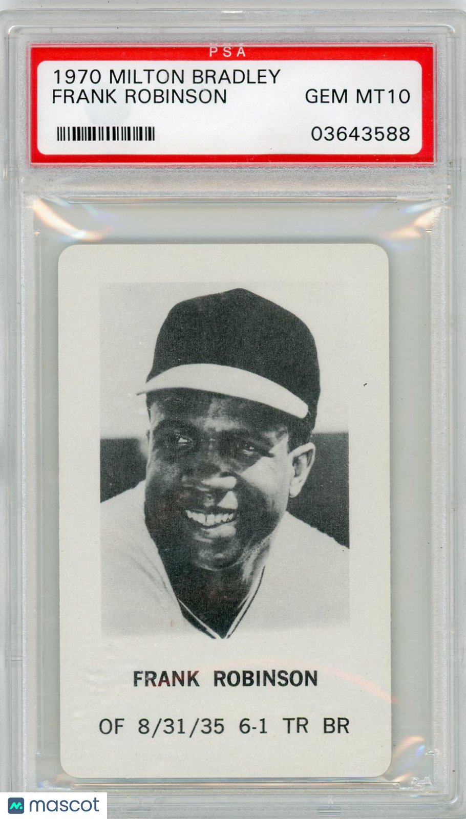 1970 Milton Bradley Frank Robinson PSA 10