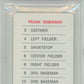 1970 Milton Bradley Frank Robinson PSA 10