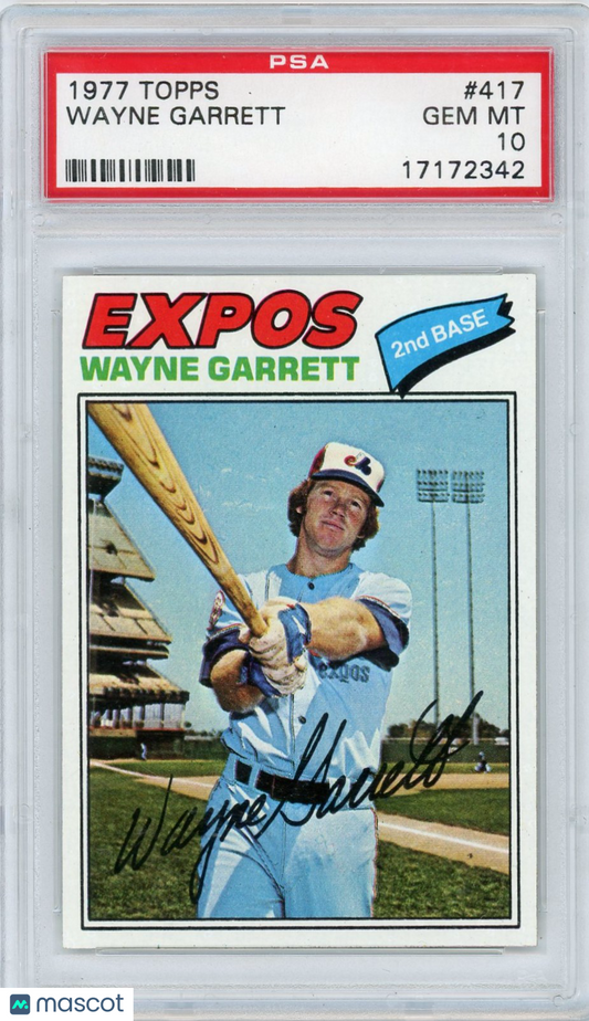1977 Topps Wayne Garrett #417 PSA 10