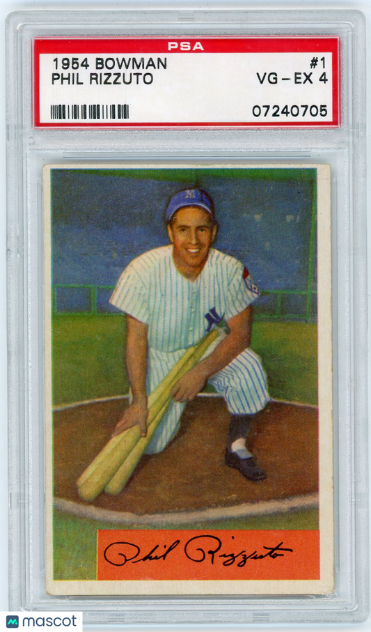 1954 Bowman Phil Rizzuto #1 PSA 4