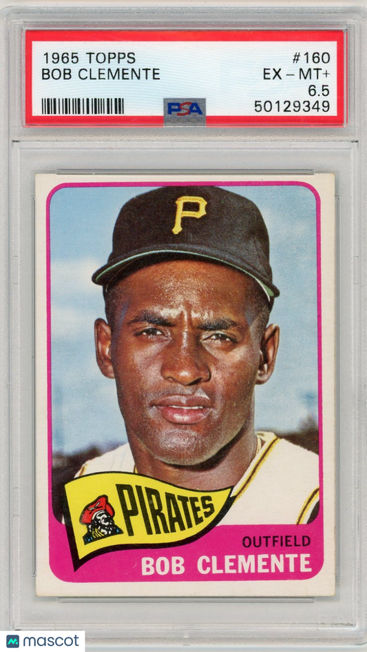 1965 Topps Bob Clemente #160 PSA 6.5
