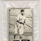 1933-36 Zeenut Pacific Coast League B&W Coscarart (Seattle) Hand Cut PSA 3