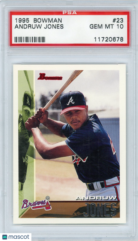 1995 Bowman Andruw Jones #23 PSA 10