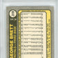 1981 Fleer George Brett #655 PSA 10