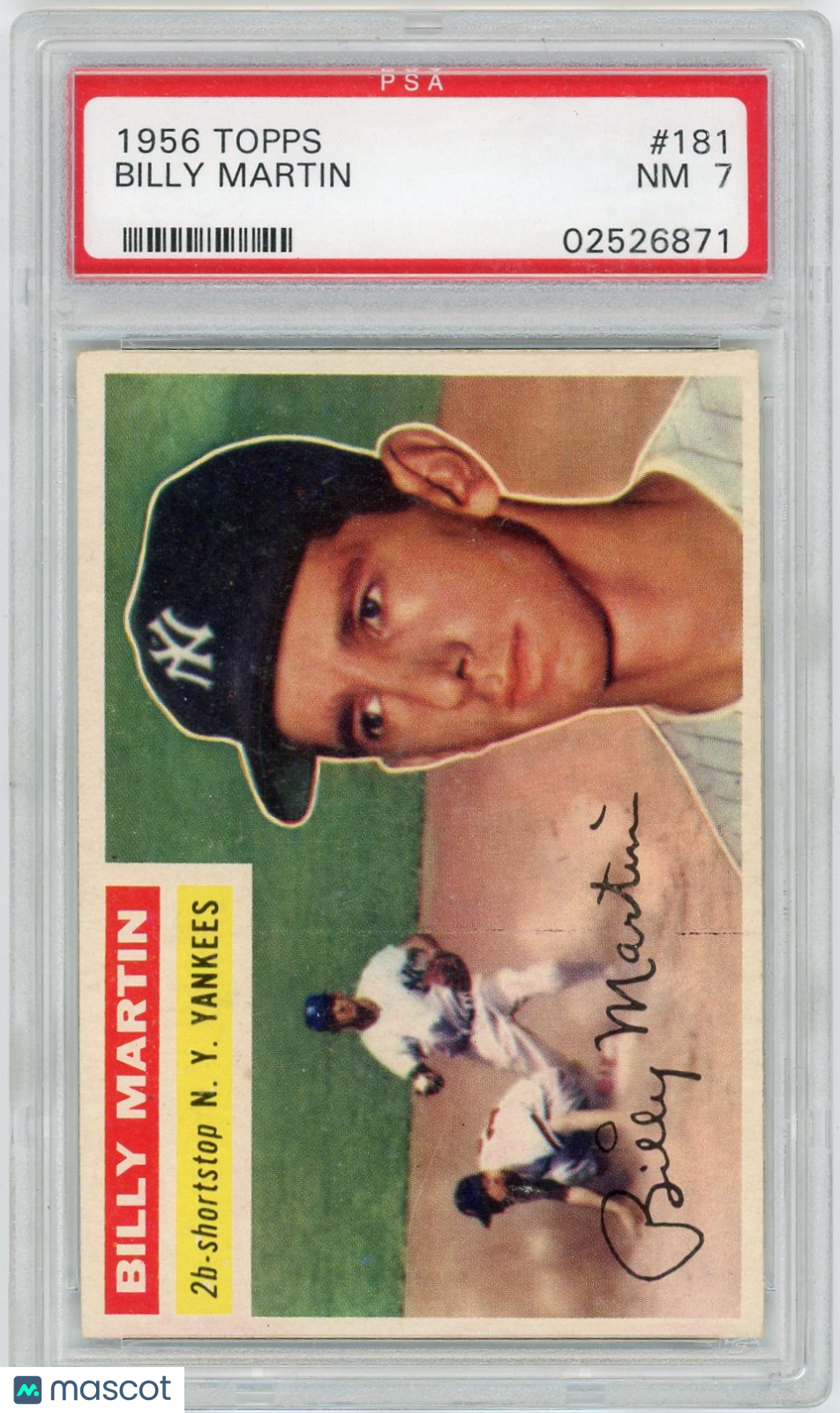 1956 Topps Billy Martin #181 PSA 7