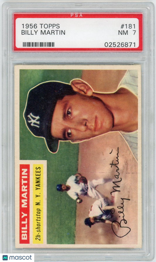 1956 Topps Billy Martin #181 PSA 7