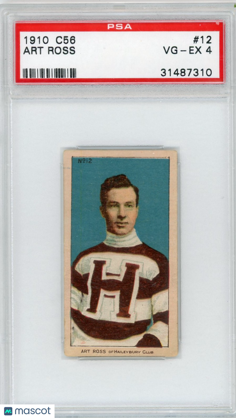 1910 C56 Art Ross #12 PSA 4