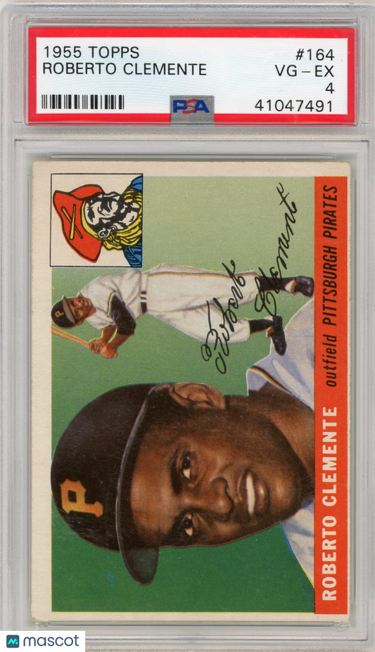 1955 Topps Roberto Clemente #164 PSA 4